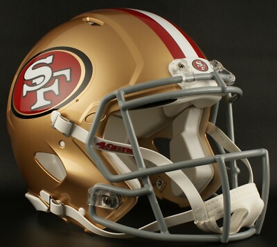 SAN FRANCISCO 49ers NFL Riddell SPEED Full Size Replica Football Helmet ...