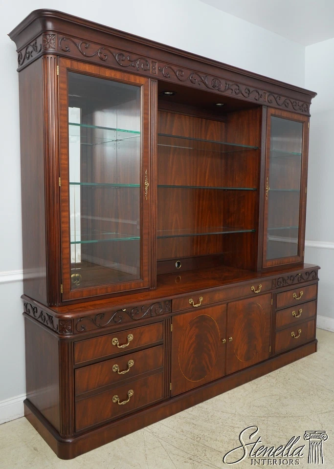 62642EC: HENKEL HARRIS MOORE HHBC-96 Caoba Credenza Hutch Foto 2 de 4