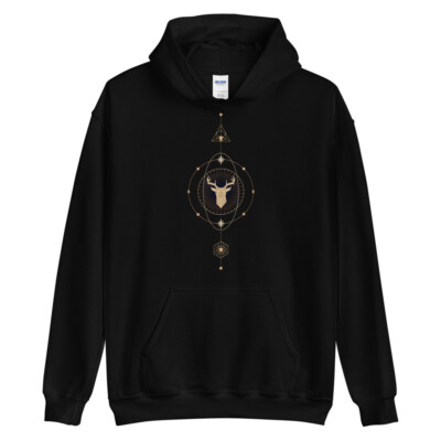 Sacred Geometry Hoodie Sweatshirt Solar System Moon Phases Hoodie SIZES S-5XL