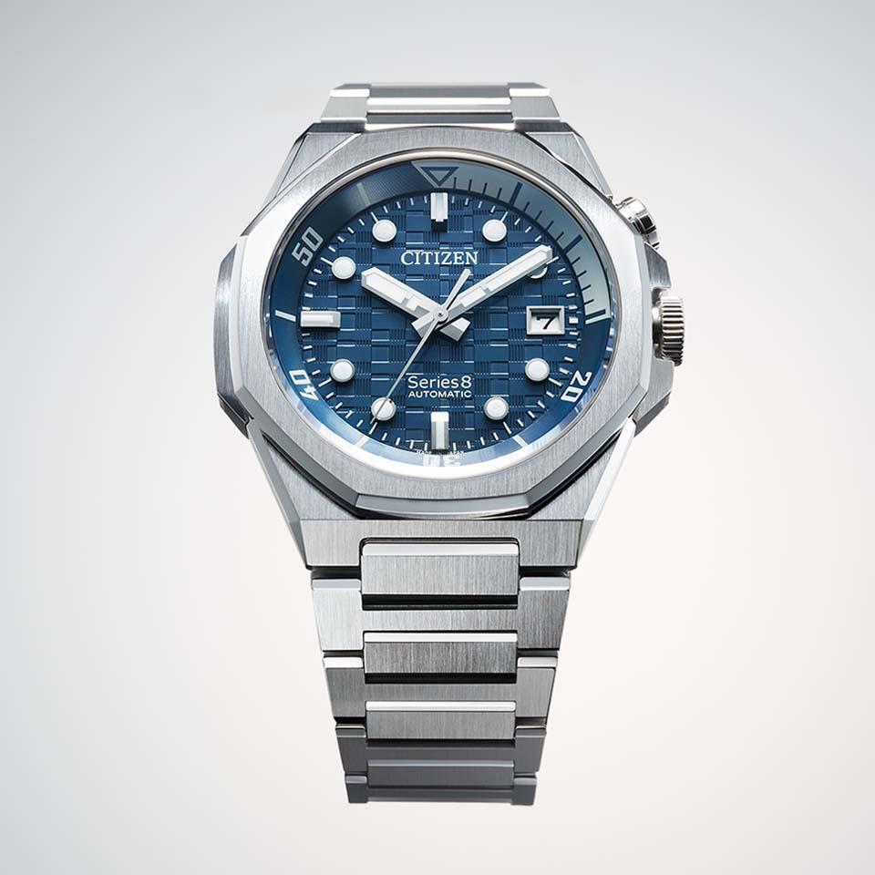 CITIZEN Series 8 NB6060-58L 890 Mechanical Automatic Watch Blue