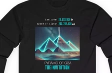 The Invitation Long Sleeve | Pyramid of Giza | Ancient Egypt  | S-XXXL