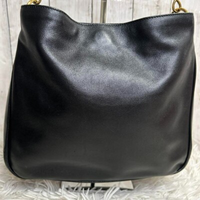 GUCCI Bamboo Top Handle Bag Shoulder Bag 001 1638 Leather Used