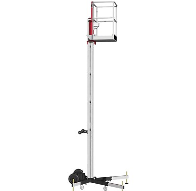 Drill Operated PLATFORM LIFT - 25.5 ft Height - 26''x30'' Platform - 350 lbs Cap