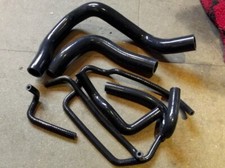 Cooling Hose set MX5 mk2 8 black silicone hoses Mazda MX-5 1.6 1.8 kit 1998-2000
