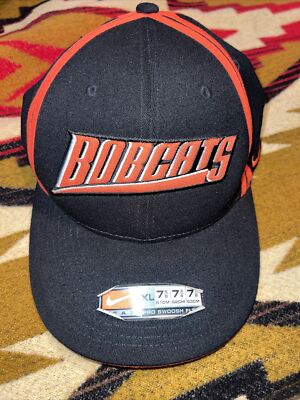 New With tags Vintage Nike Pro Swoosh Flex NBA Charlotte Bobcats Hat Size XLARGE