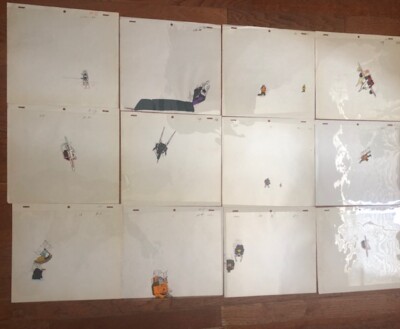 Transformers Original Production Animation Cels Skyfire Brawn Insecticons G1 