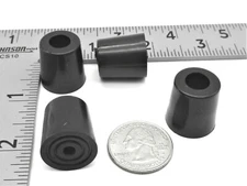 3/4” x 5/8” D X H  Rubber Feet for Flight Cases  Amps  Rack Cabinets  Bumpers