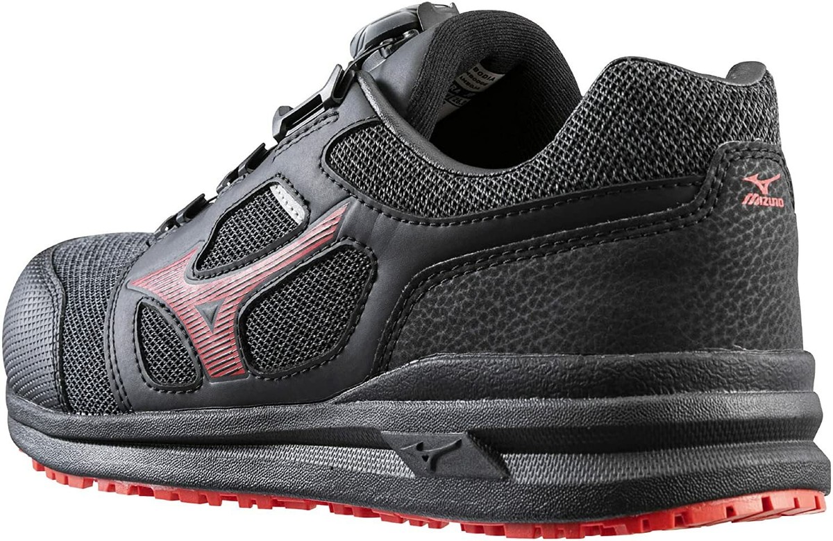 ALMIGHTY　LSⅡ52L　BOA　F1GA220209 MIZUNO WORKING Safety Shoes ALMIGHTY LS2 52L BOA F1GA2202 Black