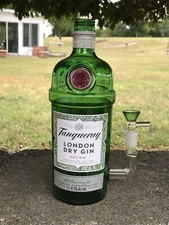 Tanqueray London Dry Gin 750ml Liquor Bottle Bong Water Pipe Bubbler