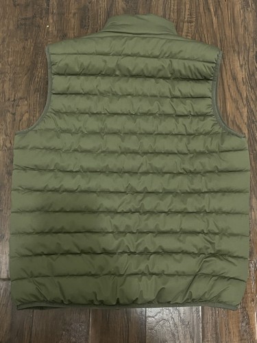 New Balance gefütterte Weste Herren groß oliv durchgehender Reißverschluss Oberbekleidung Taschen Outdoor - Bild 2 von 3