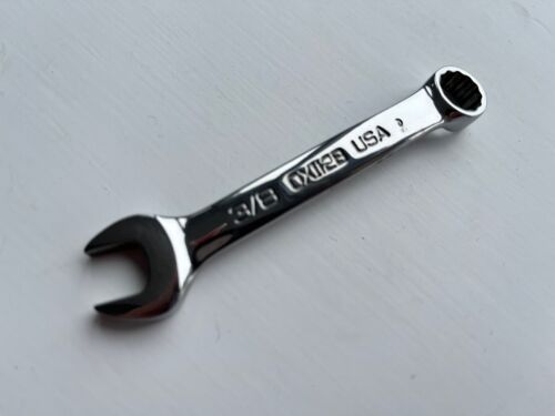 SNAP-ON • 3/8" 12-POINT SAE FLANK DRIVE MIDGET COMBINATION WRENCH • OXI12B - Afbeelding 1 van 2