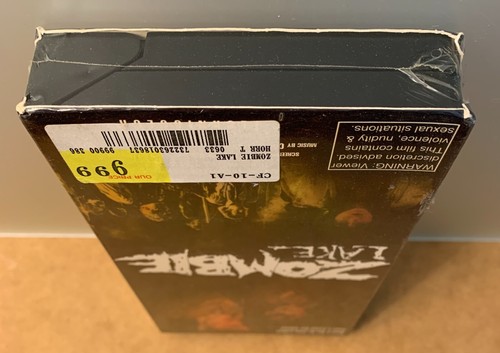 ZOMBIE LAKE T-Z Video VHS cult horror gore FACTORY SEALED + STICKER - Picture 4 of 6
