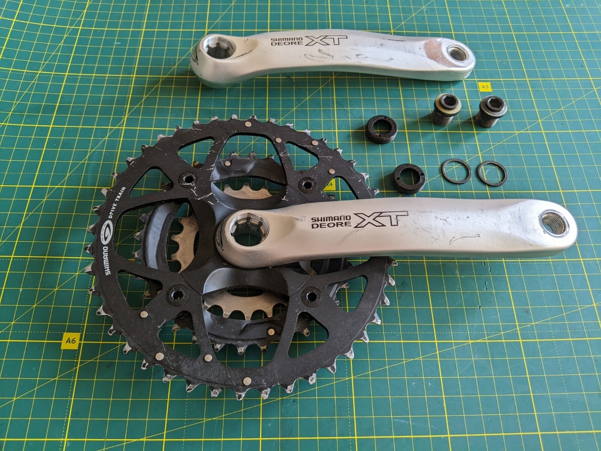 Shimano Deore XT FC-M751 175mm 44/32/22 Hollowtech Aluminum Triple