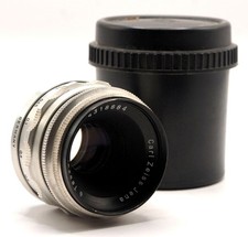 Carl Zeiss Jena Tessar 50mm f/2.8 Exakta T Red 12 Blade Vintage Lens Serviced
