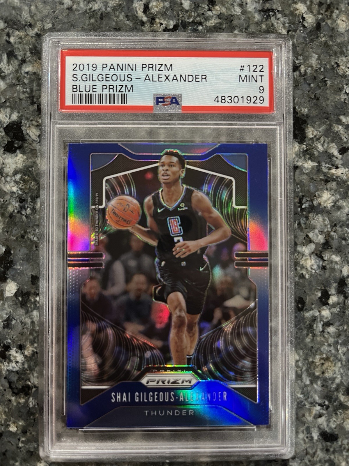 2019-20 Panini Prizm - Shai Gilgeous-Alexander #122 Blue Prizm /199