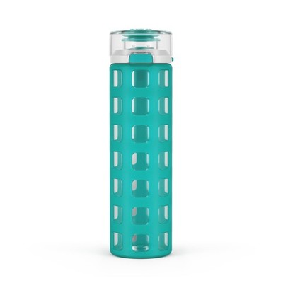 Ello Syndicate 20oz Reusable Glass Water Bottle with 19.9 Ounces, Mint