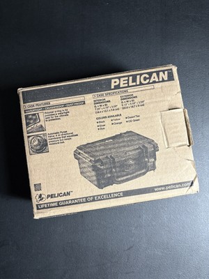 (Unused) Pelican 1120 case With Foam Color black Water Tight Crushproof