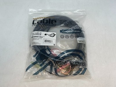 IOEGAR G2L7D02UD Dual-Link DVI KVM Cable USB AUD MIC 6FT FREE S/H