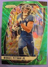 2024 Panini Prizm - Michael Pittman Jr. #123 Green Wave Prizm