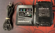 Metabo HPT UC 18YSL3 14.4v -18v Lithium Ion Battery Charger w/3ah Battery