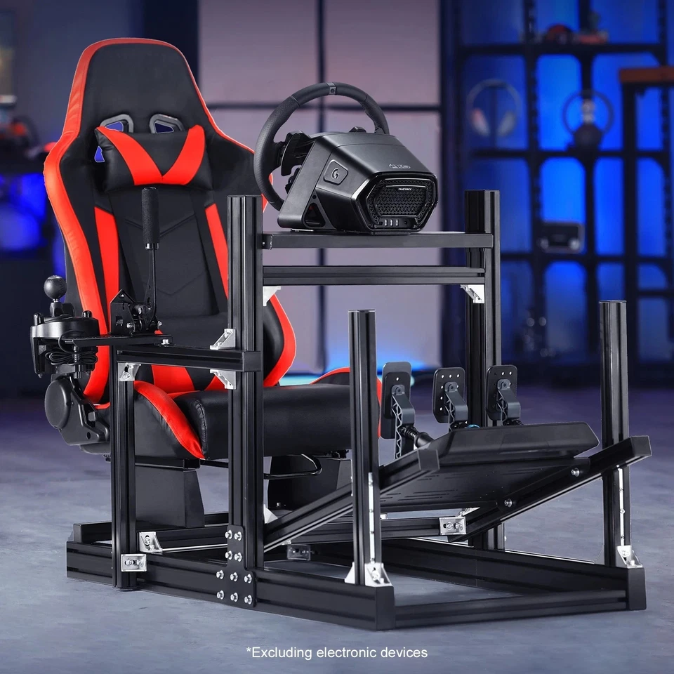 Dardoo F1 4080 Adjustable Aluminum Racing Sim Cockpit Fit For Logitech FANATEC - image 1 of 1