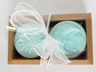 Gift Box- Pair of Teke Tide Goat Milk Soap, Sun Shaped