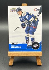 2021-22 Upper Deck CHL - Stars Wyatt Johnston #315 Blue (RC)