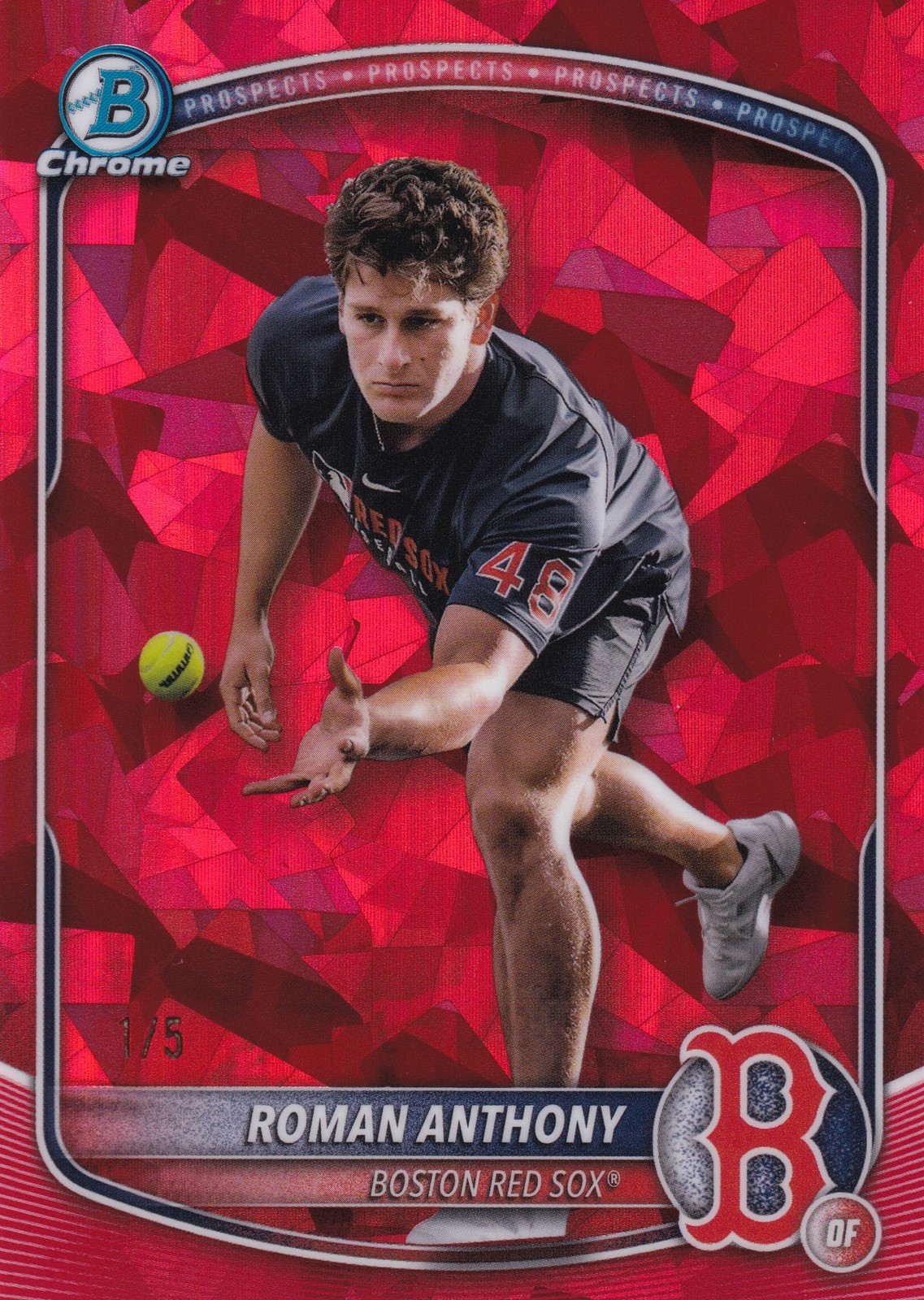 2025 Bowman Chrome Sapphire Edition Roman Anthony Imagine Variation 1/5