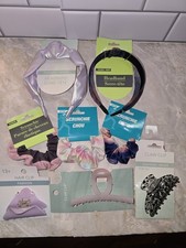 Hair Accessories Bundle Scrunchies Claw Clips Headbands NEW Lot