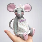 Miss Stitch mouse felt sewing kit diy felt craft