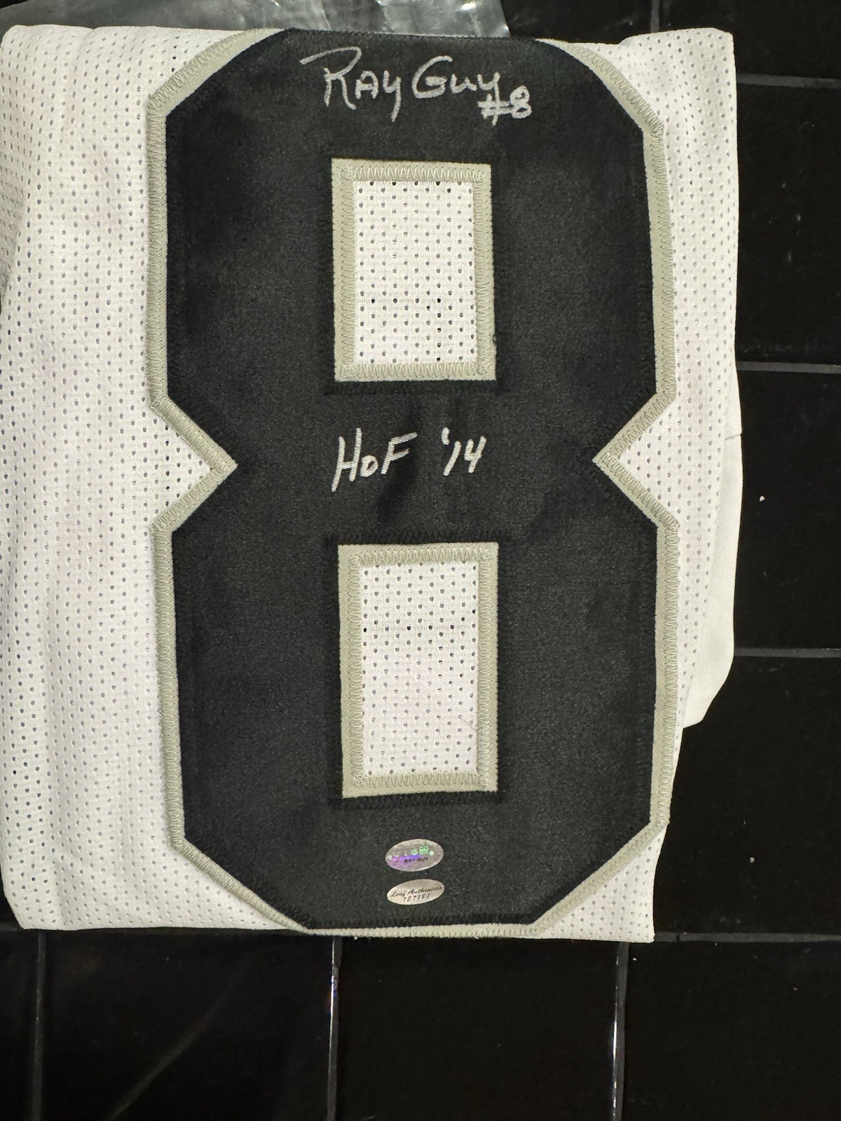 Raiders Ray Guy Auto Custom Jersey