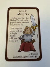Level 10 Mary Sue Munchkin Promo Steve Jackson Games SJG Kovalic