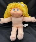 2023 Cabbage Patch Kid Blonde Hair Blue Eyes No clothing AS IS