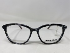 Marie Claire 6296 Black Marble 53-16-140 Plastic Full Rim Eyeglasses Frame S103