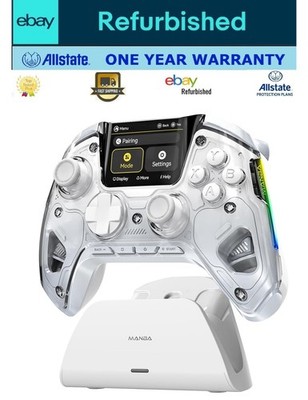 Manba One White Color Screen Wireless Gaming Controller  eBay Refurbished [EX]