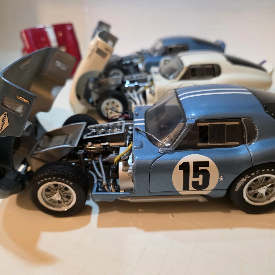 Carroll Shelby 7 PC 1:18 Exoto Daytona Coupe Collection Excellent With Boxes - Image 4 of 4