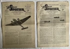 2x Collectable Vintage WW2 “Aeroplane Spotter” Magazine Papers, 1942