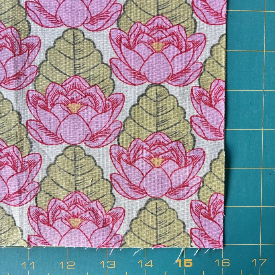 FQ - OOP Amy Butler莲花Rowan织物绗缝棉织物 — 第 3/4 张图片