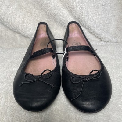 Black ballet flats girls size 1 wonder nation