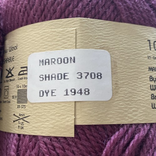Jarol Super Wash DK 100% Wool 5x100g 2 Dye Lots Very Soft Knitting Wool/Yarn - Picture 8 of 10