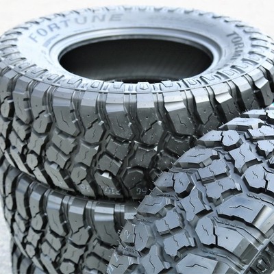 4 Tires LT 35X12.50R20 121Q Load E 10 Ply Fortune Tormenta M/T