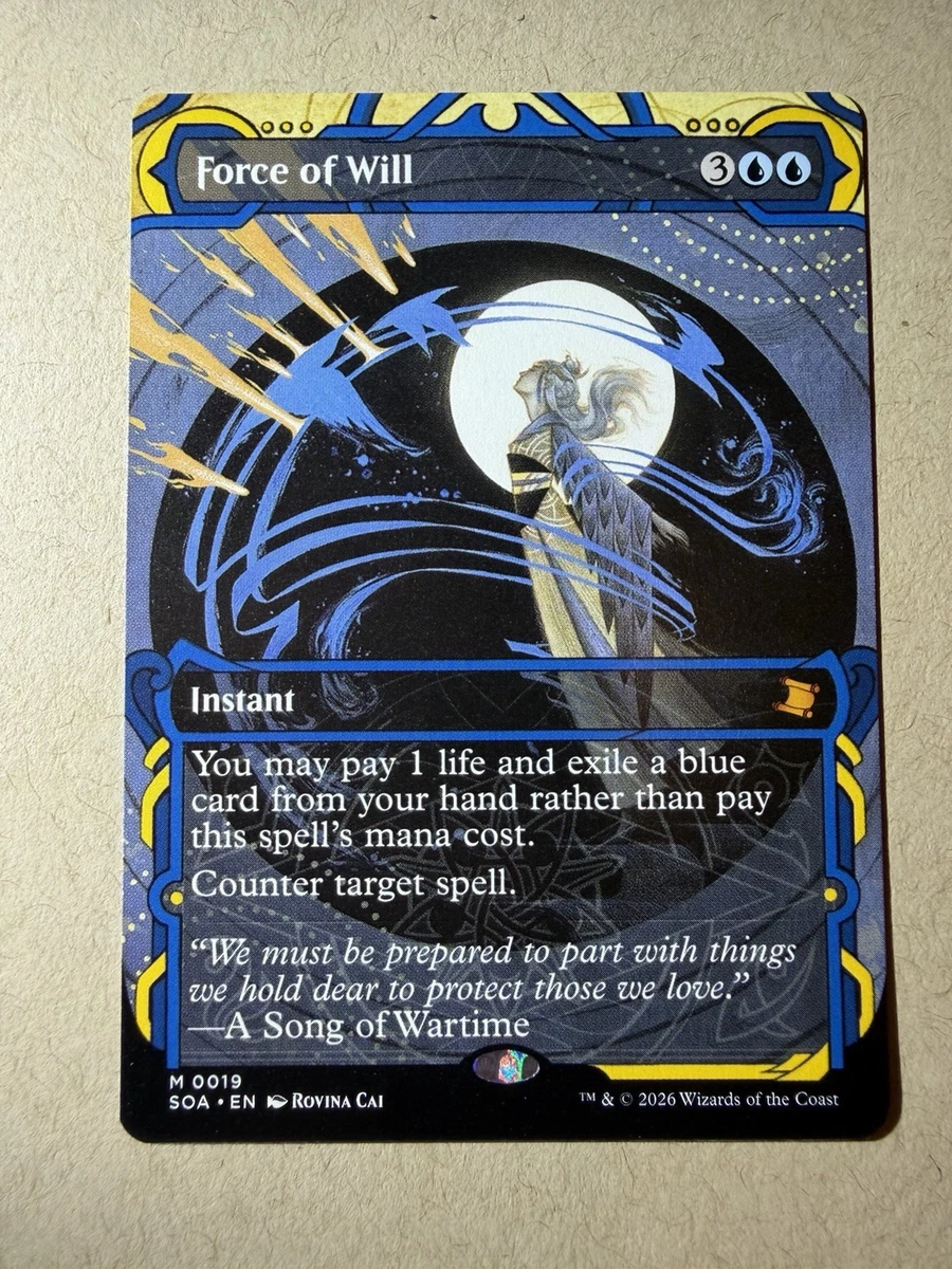 Collectible Individual Force of Will Card Games in English for