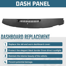 Upper Dashboard Panel Compatible with 2007-2013 Chevy Silverado Suburban Taho...