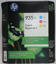 HP 935XL Ink Cartridge Pack - Cyan/Magenta/Yellow F6U05BN - NEW EXP 2026