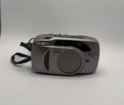 Minolta Supreme Freedom Zoom Elite 35mm Panoramic Film Camera w/ Case