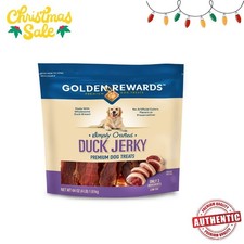 Golden Rewards Duck Flavor Premium Dry Jerky Treats for All Dogs, 64 oz