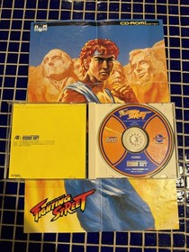 Fighting Street  for PCE PC Engine Turbografx 16 CD / Case Manual Rare Poster