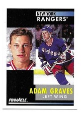 ADAM GRAVES 1991-92 PINNACLE CARD NEAR MINT CONDITION