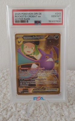 Team Rockets Iksbat EX 242/182 - Ewige Rivalen Gold PSA10