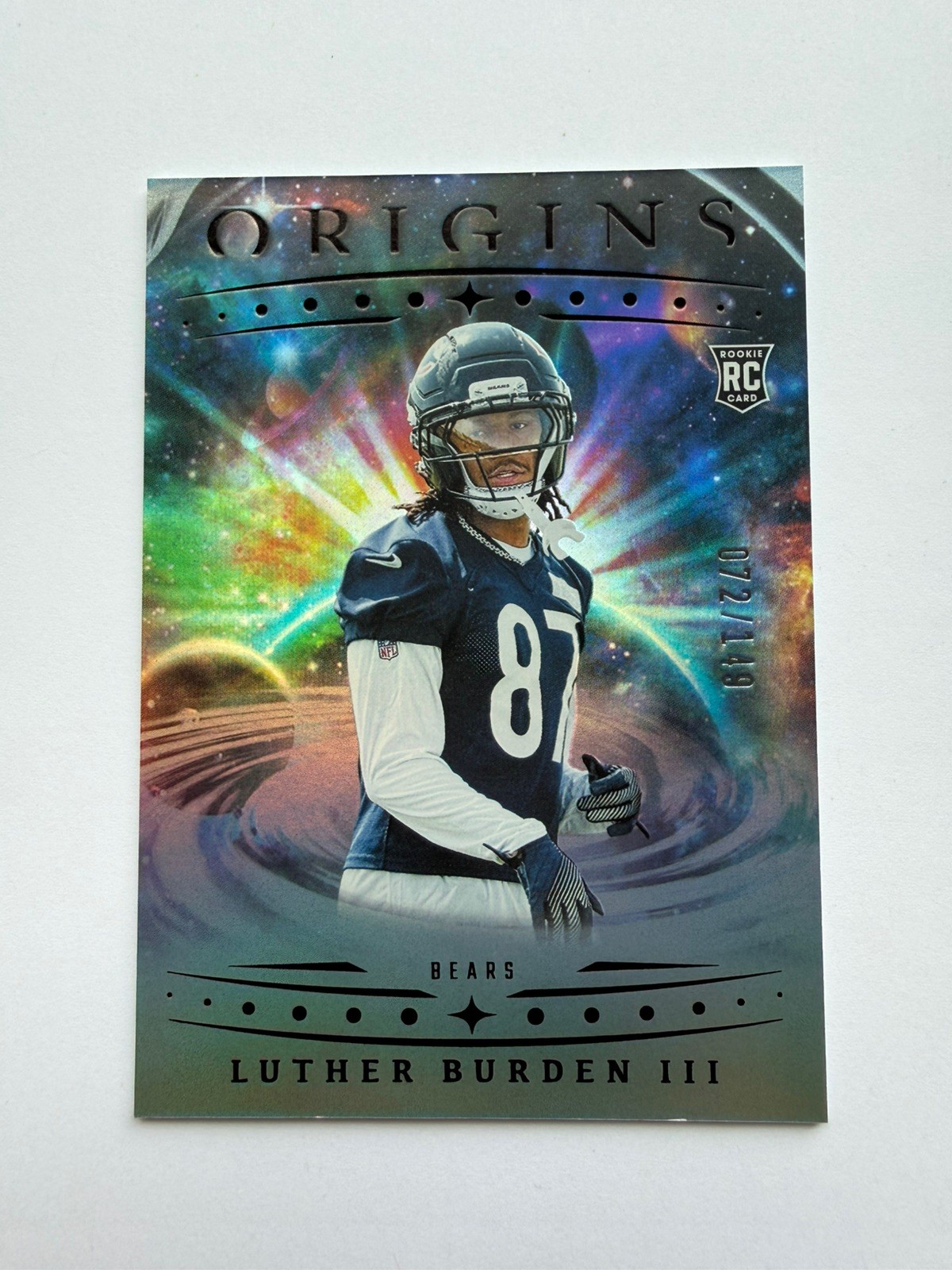 2025 PANINI ORIGINS - LUTHER BURDEN III #147 - ROOKIE HOLO SILVER /149 (RC)